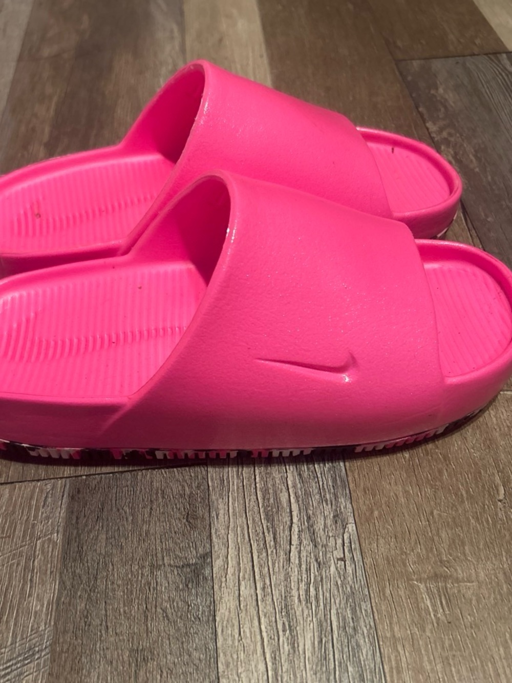 Nike Hot Pink Slide Sandals